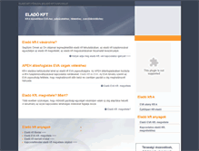 Tablet Screenshot of elado-kft.hu